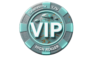 Serene High Roller T&uuml;rkis VIP-Level Badge mit 20% Cashback im GambleZen high roller casino